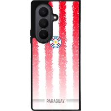 Samsung Galaxy Z Fold7 Case Hülle - Silikon schwarz Paraguay 2026 personalisierbares Fussballtrikot