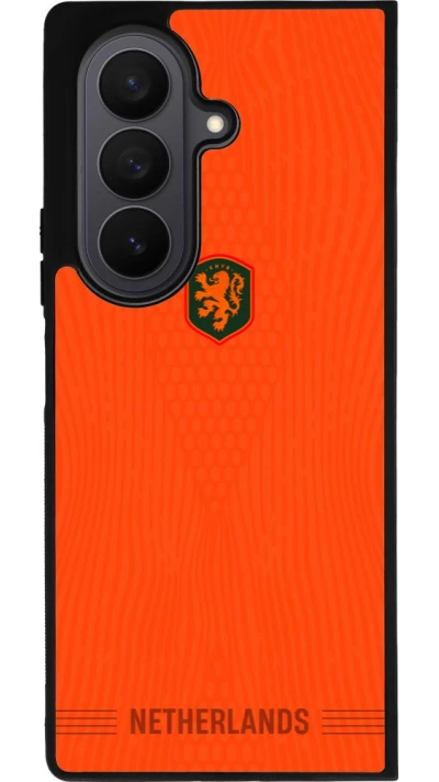 Samsung Galaxy Z Fold7 Case Hülle - Silikon schwarz Niederlande 2026 personalisierbares Fussballtrikot