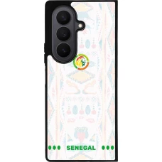 Samsung Galaxy Z Fold7 Case Hülle - Silikon schwarz Senegal 2026 personalisierbares Fussballtrikot