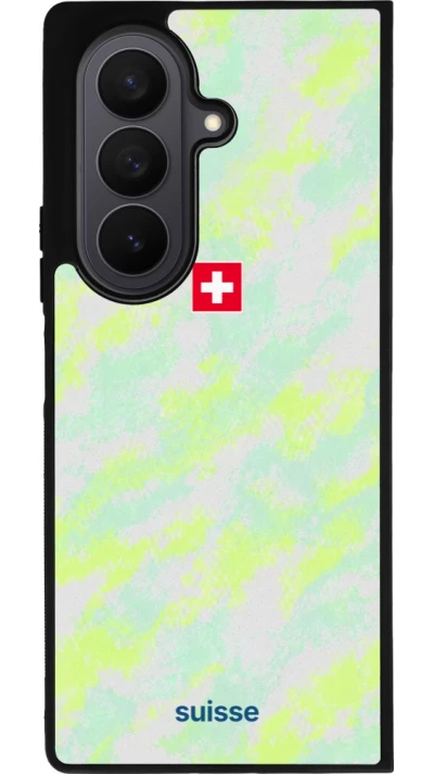 Samsung Galaxy Z Fold7 Case Hülle - Silikon schwarz Schweiz Away 2026 personalisierbares Fussballtrikot