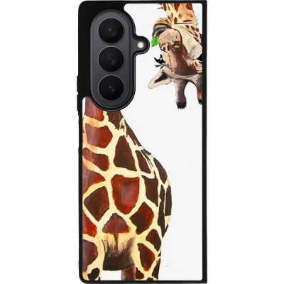 Samsung Galaxy Z Fold7 Case Hülle - Silikon schwarz Giraffe Fit