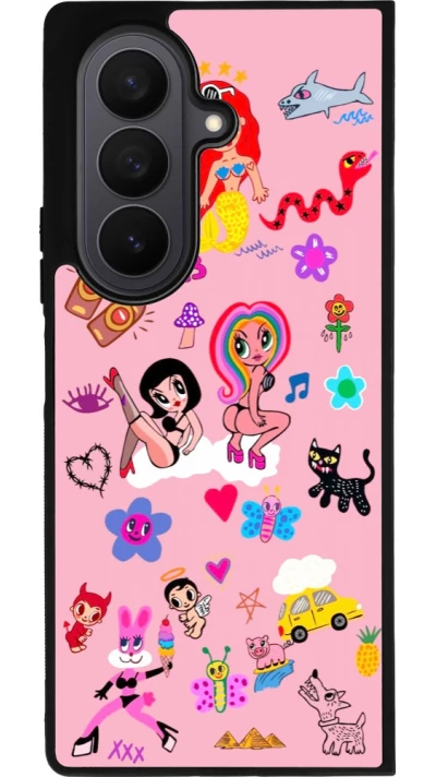 Samsung Galaxy Z Fold7 Case Hülle - Silikon schwarz Karol G La Bichota Manana Sera Bonito