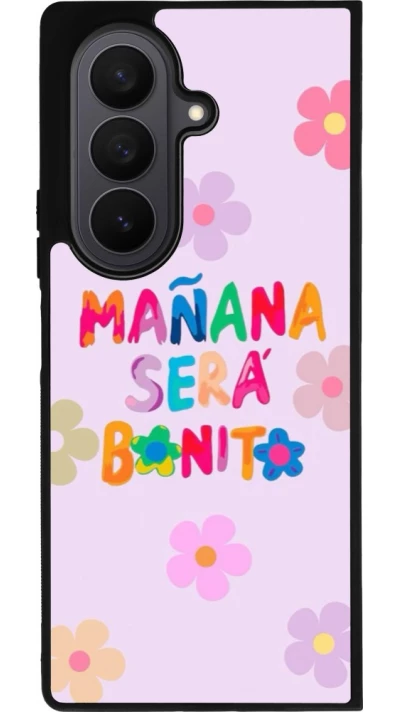 Samsung Galaxy Z Fold7 Case Hülle - Silikon schwarz Karol G Manana sera bonito