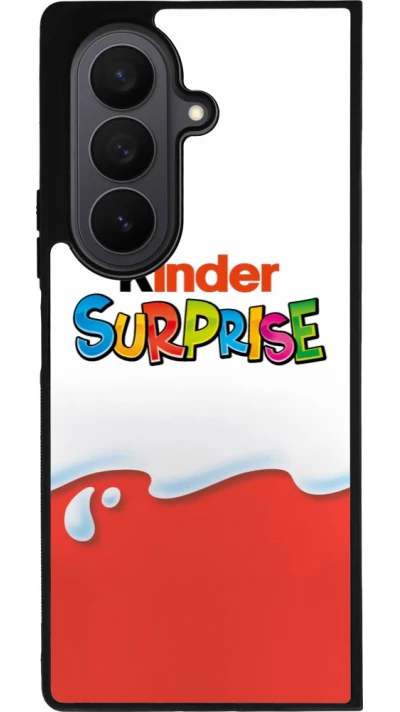 Samsung Galaxy Z Fold7 Case Hülle - Silikon schwarz Kinder Surprise