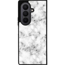 Coque Samsung Galaxy Z Fold7 - Silicone rigide noir Marble 01