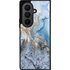 Samsung Galaxy Z Fold7 Case Hülle - Silikon schwarz Marble 04