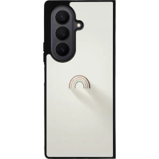 Samsung Galaxy Z Fold7 Case Hülle - Silikon schwarz Mini Regenbogen Minimal
