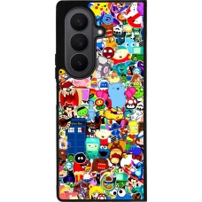 Samsung Galaxy Z Fold7 Case Hülle - Silikon schwarz Mixed cartoons