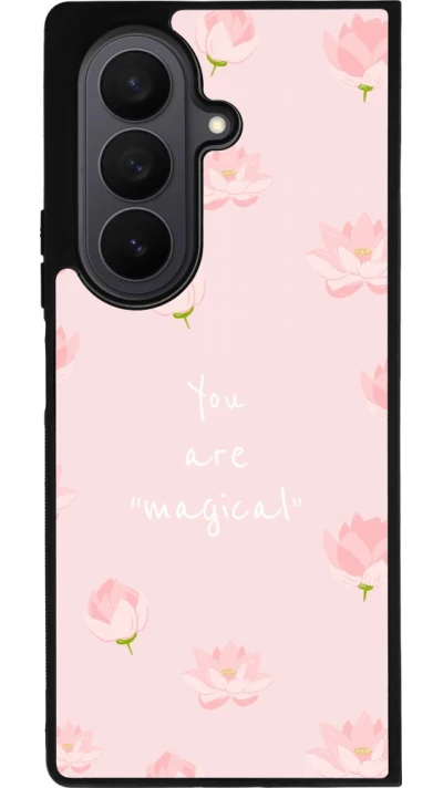 Samsung Galaxy Z Fold7 Case Hülle - Silikon schwarz Mom 2023 your are magical