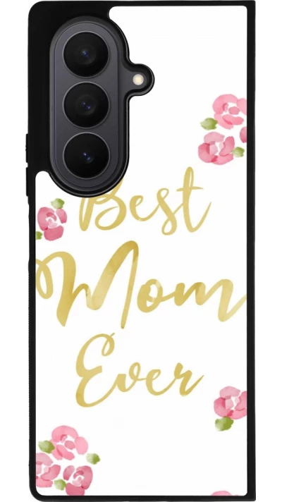 Samsung Galaxy Z Fold7 Case Hülle - Silikon schwarz Mom 2024 best Mom ever