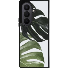 Coque Samsung Galaxy Z Fold7 - Silicone rigide noir Monstera Plant