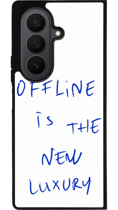 Samsung Galaxy Z Fold7 Case Hülle - Silikon schwarz Offline is the new luxury