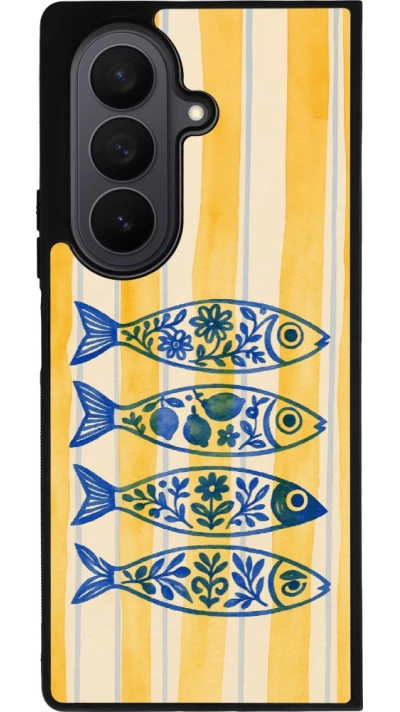 Samsung Galaxy Z Fold7 Case Hülle - Silikon schwarz Portuguese fish 2026