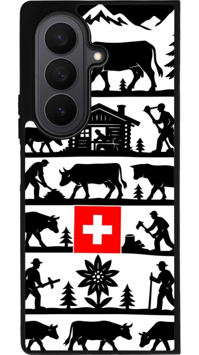 Samsung Galaxy Z Fold7 Case Hülle - Silikon schwarz Poya Schweiz 1