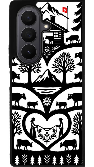 Samsung Galaxy Z Fold7 Case Hülle - Silikon schwarz Poya Schweiz 2