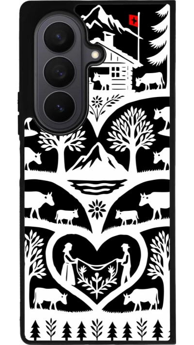 Samsung Galaxy Z Fold7 Case Hülle - Silikon schwarz Poya Schweiz 2 schwarz