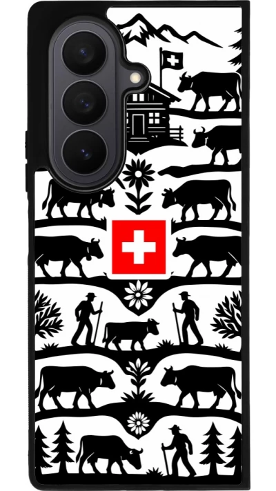 Samsung Galaxy Z Fold7 Case Hülle - Silikon schwarz Poya Schweiz 3