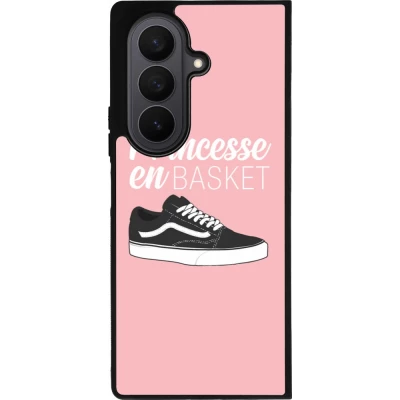 Samsung Galaxy Z Fold7 Case Hülle - Silikon schwarz princesse en basket