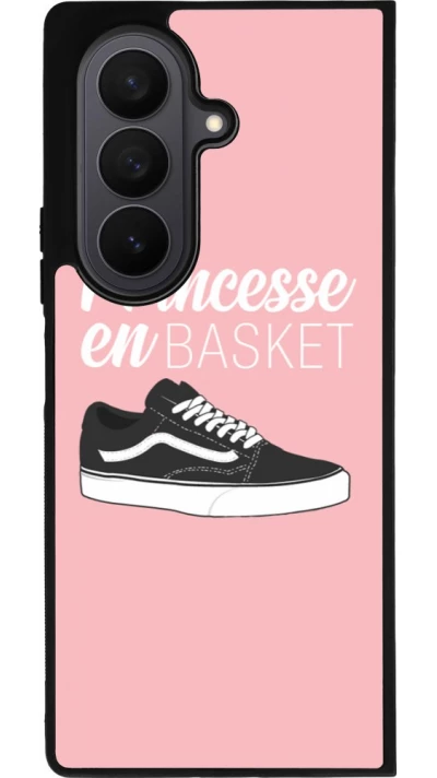 Samsung Galaxy Z Fold7 Case Hülle - Silikon schwarz princesse en basket