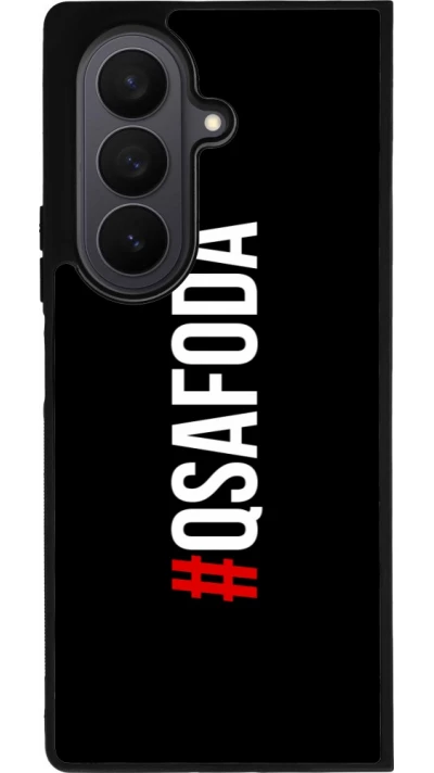 Samsung Galaxy Z Fold7 Case Hülle - Silikon schwarz Qsafoda 1