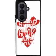 Samsung Galaxy Z Fold7 Case Hülle - Silikon schwarz Saint Valentines Day 26 Amor