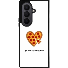 Samsung Galaxy Z Fold7 Case Hülle - Silikon schwarz Saint Valentines Day 26 You have my pizza heart