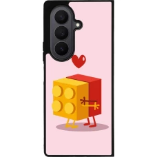 Coque Samsung Galaxy Z Fold7 - Silicone rigide noir Saint Valentines Day 26 Puzzle