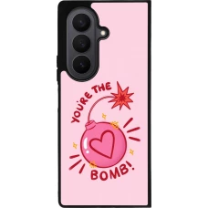 Samsung Galaxy Z Fold7 Case Hülle - Silikon schwarz Saint Valentines Day 26 You are the bomb