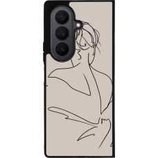 Samsung Galaxy Z Fold7 Case Hülle - Silikon schwarz Salnikova 05