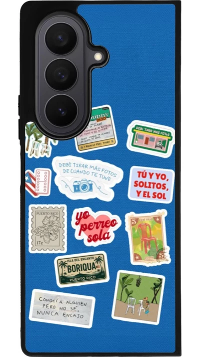 Samsung Galaxy Z Fold7 Case Hülle - Silikon schwarz Seals of the Dominican Republic DTMF