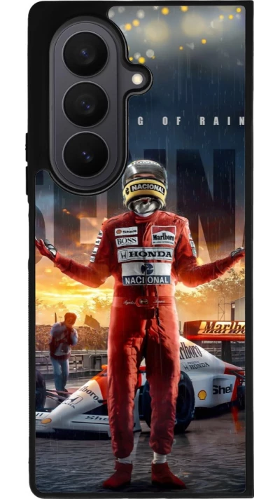 Samsung Galaxy Z Fold7 Case Hülle - Silikon schwarz Senna The King of Rain