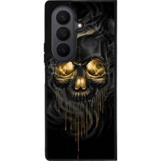 Coque Samsung Galaxy Z Fold7 - Silicone rigide noir Skull 02