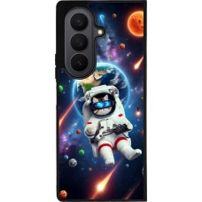 Samsung Galaxy Z Fold7 Case Hülle - Silikon schwarz VR SpaceCat Odyssee