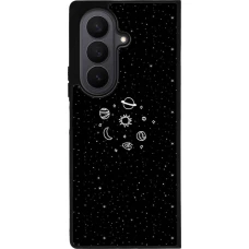 Samsung Galaxy Z Fold7 Case Hülle - Silikon schwarz Space Doodle