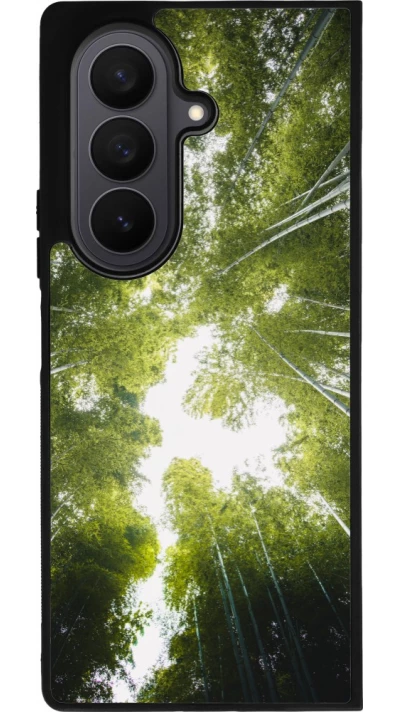 Samsung Galaxy Z Fold7 Case Hülle - Silikon schwarz Spring 23 forest blue sky