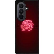 Samsung Galaxy Z Fold7 Case Hülle - Silikon schwarz Spring 23 neon rose