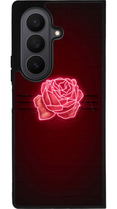 Samsung Galaxy Z Fold7 Case Hülle - Silikon schwarz Spring 23 neon rose