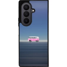 Coque Samsung Galaxy Z Fold7 - Silicone rigide noir Spring 23 pink bus