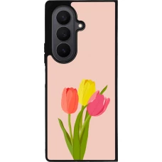 Samsung Galaxy Z Fold7 Case Hülle - Silikon schwarz Spring 23 tulip trio