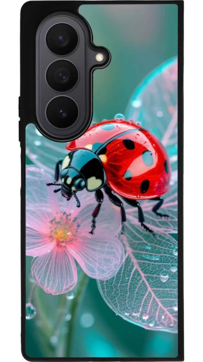 Samsung Galaxy Z Fold7 Case Hülle - Silikon schwarz Ladybird in bloom Spring 2026