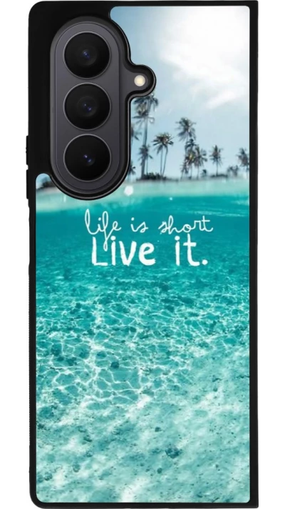 Samsung Galaxy Z Fold7 Case Hülle - Silikon schwarz Summer 18 24