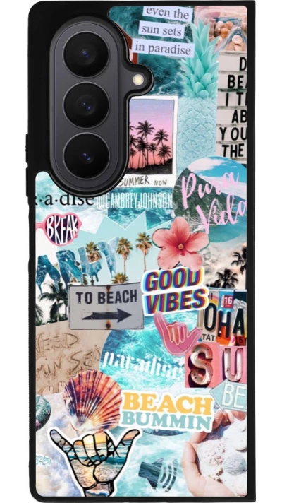 Samsung Galaxy Z Fold7 Case Hülle - Silikon schwarz Summer 20 collage