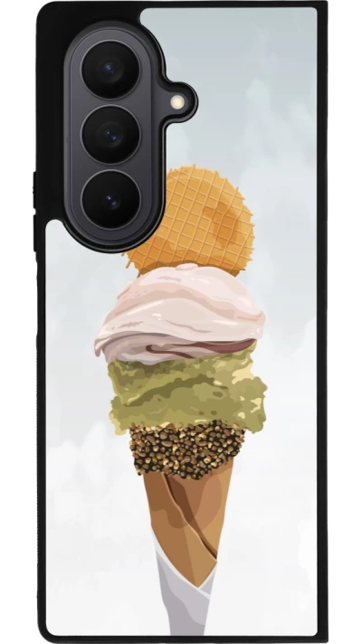 Samsung Galaxy Z Fold7 Case Hülle - Silikon schwarz Summer 2025 Cornet