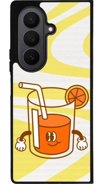 Samsung Galaxy Z Fold7 Case Hülle - Silikon schwarz Summer drink 2026