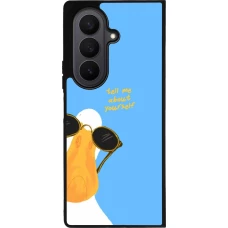 Coque Samsung Galaxy Z Fold7 - Silicone rigide noir Tell me about yourself Summer 2026