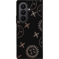 Samsung Galaxy Z Fold7 Case Hülle - Silikon schwarz Suns and Moons