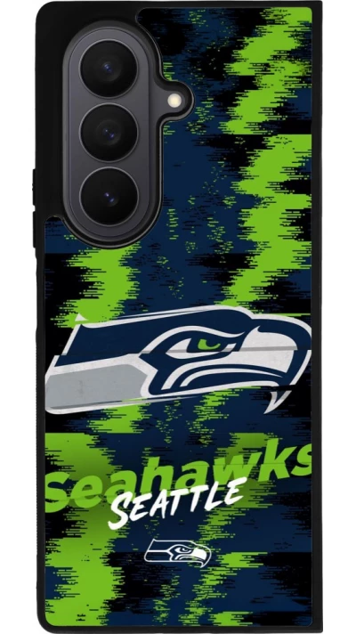 Samsung Galaxy Z Fold7 Case Hülle - Silikon schwarz Super Bowl 26 Seattle 2