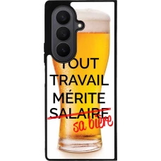 Samsung Galaxy Z Fold7 Case Hülle - Silikon schwarz Tout travail mérite sa bière