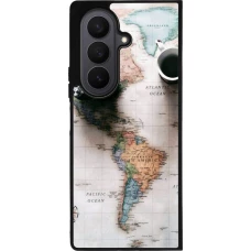 Samsung Galaxy Z Fold7 Case Hülle - Silikon schwarz Travel 01