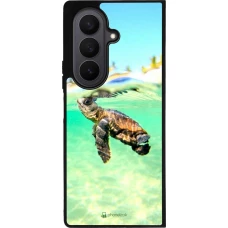 Samsung Galaxy Z Fold7 Case Hülle - Silikon schwarz Turtle Underwater